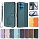 thumbnail image 3 of Funda Volteable con Diseño de Gato para Motorola MOTO G75 5G, Verde Oscuro, 3 of 6