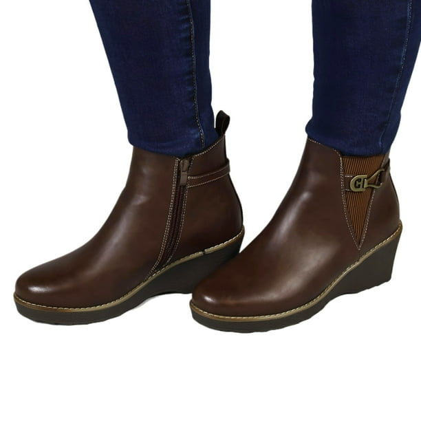 Botin de Mujer Invierno 73 Yassne Marron