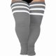 thumbnail image 1 of suxuMhao Calcetines Talla Plus, Calcetines para Aumentar Talla Calcetines Ensanchados Calcetines Extragrandes hasta el Muslo, Calcetines de Algodón Elásticos y Transpirables para Uso Diario, Talla, 1 of 2