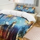 thumbnail image 1 of Oil Painting Style 3-Piece Twin Bed Set - Includes 1 Single Comforter And 2 Pillowcases Bedding - Fade Resistant Microfiber - Oil Painting Style, 1 of 4