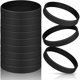 thumbnail image 1 of Jovitec 12 Pcs Rubber Silicone Bracelets Wristbands Bulk, Black, 1 of 3