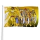thumbnail image 1 of Caballeros Dorados Bandera impresa con temática, regalo perfecto para fanáticos, amigos y familiares, y adecuada para actividades al aire libre e interiores, decoraciones de fiesta. 90 cm × 150 cm., 1 of 6