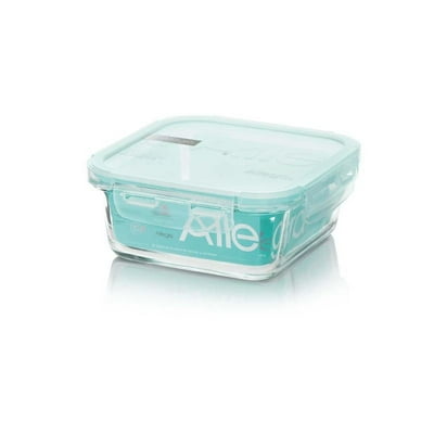 Hermético Vidrio Cuadrado 740Ml 1 Pieza Transparente 1 Un Allegra