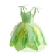 thumbnail image 4 of Vestido de disfraz Dressy Daisy Fancy Fairy Green con alas 4T-5T, 4 of 7