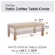 thumbnail image 2 of Cubierta impermeable para mesa de centro Vailge 122 x 71 x 33 cm, beige, 2 of 8