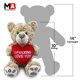 thumbnail image 3 of Oso de peluche Messenger Bear "Te Amo" 36 cm, 3 of 7