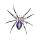 thumbnail image 3 of Broche De Araña De Plata Animal Bug Clip Aleación Vintage Esmalte Pin Regalo Púrpura, 3 of 3