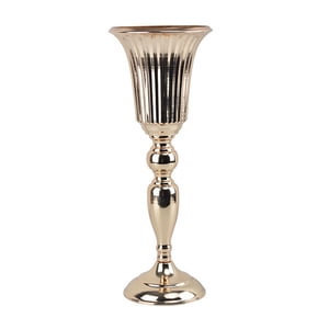 Bothyi - Florero De Hierro Ramo De Tallo Ramo De Oro Arreglo Floral Decoración De Mesa Altura 39 Cm