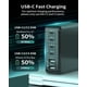 thumbnail image 3 of Charger MSTJRY USB C 130W Estación de carga de 6 puertos, 3 of 7