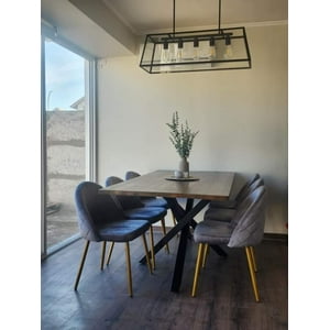 Casa Home - Mesa De Comedor Industrial Arpajon