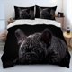 thumbnail image 1 of v901 Bed Sheets Cartoon Pitbull Dog Comforter Bedding Set,Duvet Cover Bed Set Quilt Cover Pillowcase,King Queen Size Bedding Set for Adult Child 3-Piece Bedding Set (1 Duvet Cover + 2 Pillow Shams) Be, 1 of 5