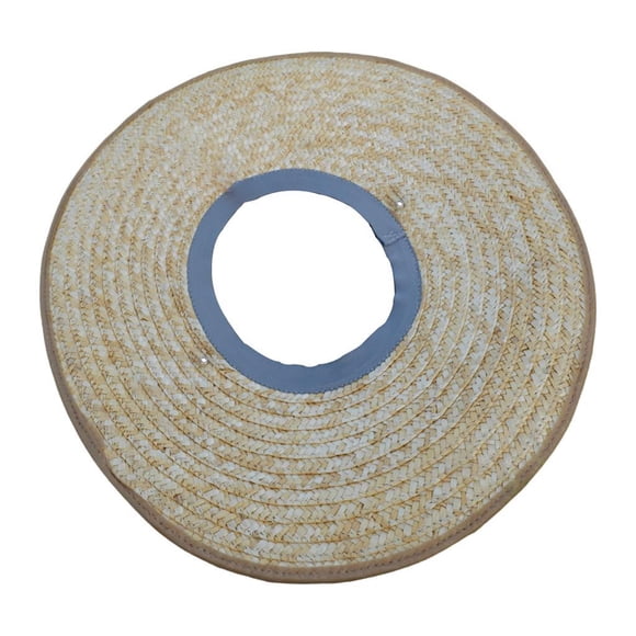 Sombrero duro Parasol Visera de casco duro Accesorios prácticos duraderos Casco de paja Brimmer Visera de casco parasol para construcción Sombrero en Diámetro 18.9in
