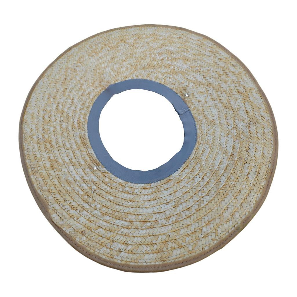 Magideal - Sombrero Duro Parasol Visera De Casco Duro Accesorios Prácticos Duraderos Casco De Paja Brimmer Visera De Casco Parasol Para Construcción Sombrero En Diámetro 18.9in