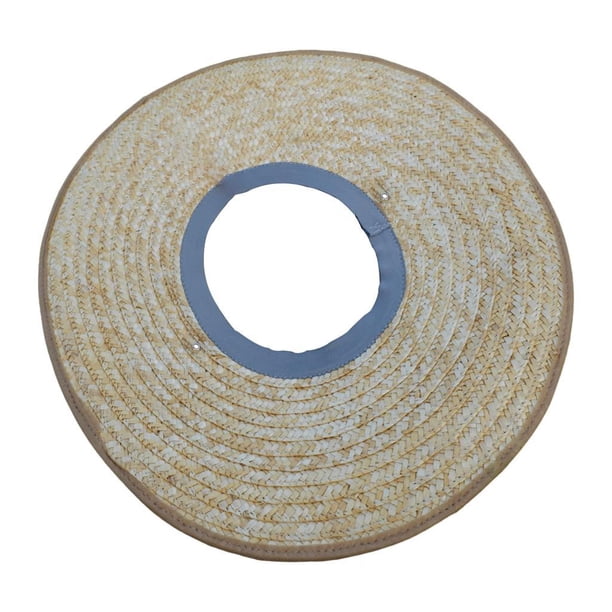 Sombrero duro Parasol Visera de casco duro Accesorios prácticos duraderos Casco de paja Brimmer Visera de casco parasol para construcción Sombrero en Diámetro 18.9in