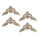 thumbnail image 1 of 4 Molduras Decorativas Para Esquinas Con Apliques De Madera Para Decoración De Muebles De Espejo, 10 Cm X 10 Cm X 0,8 Cm, 1 of 5