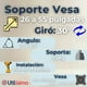 thumbnail image 2 of Soporte TV 26 a 55 Pulgadas 55Kg Soporte TV de Techo Pared Ajustable, 2 of 11