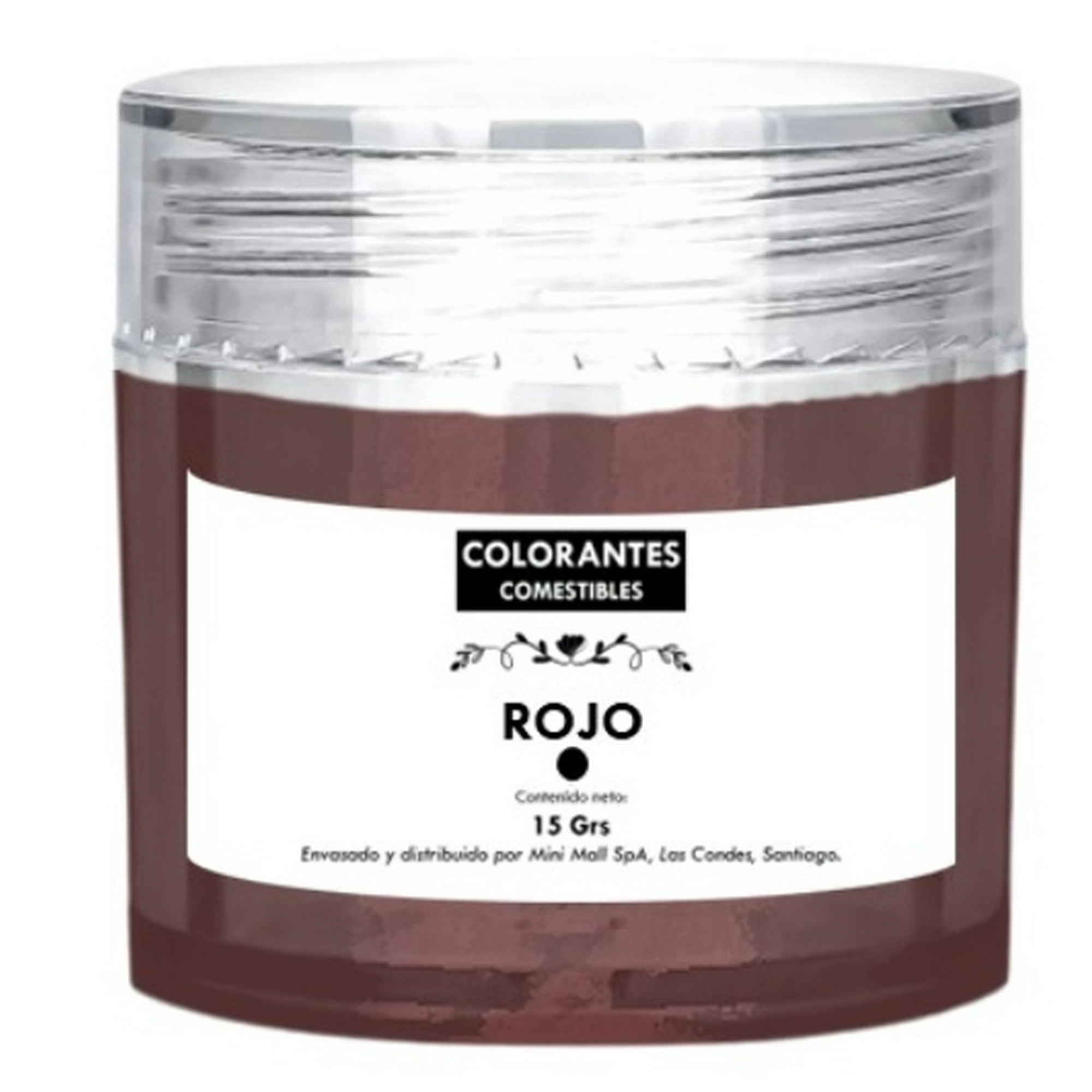 Mini Mall - Colorante Pigmento En Polvo Para Velas, Jabón, Resina 15 Grs Rojo