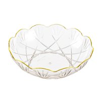 Bothyi - Frutero Bandeja De Almacenamiento De Alimentos Para Bocadillos Pan Redondo Multifuncional 10X3 Pulgadas Transparente