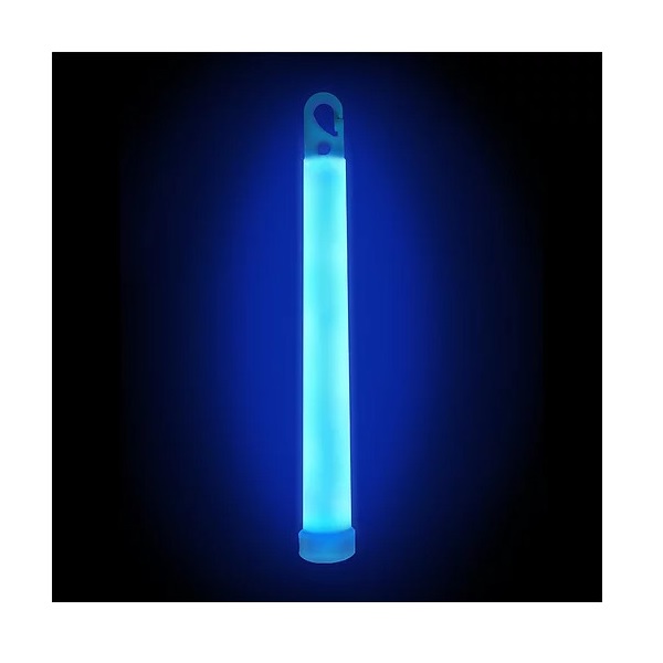 Silver Wave - Luz Quimica Azul 8Horas 15Cms Con Gancho -