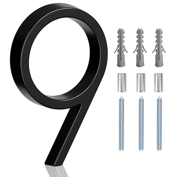 Número de casa Merear de 13 cm de acero inoxidable antióxido