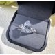 thumbnail image 4 of Anillos de Boda de Plata Esterlina de 4 Quilates Anillo de Diamante Simulado Amarillo/morado con CZ de 4 Puntas Anillo de Compromiso en Forma de Lágrima y Pera Anillo de Promesa Nupcial, 4 of 7