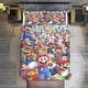 thumbnail image 3 of Super Mario Duvet Cover Set 3 Piece Bedding Set Double Sided Printing Decorative Comforter Cover Set, 3 of 5
