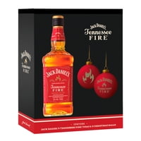 Whiskey Jack Daniels Fire 750Cc + 2 Esferas Navideñas