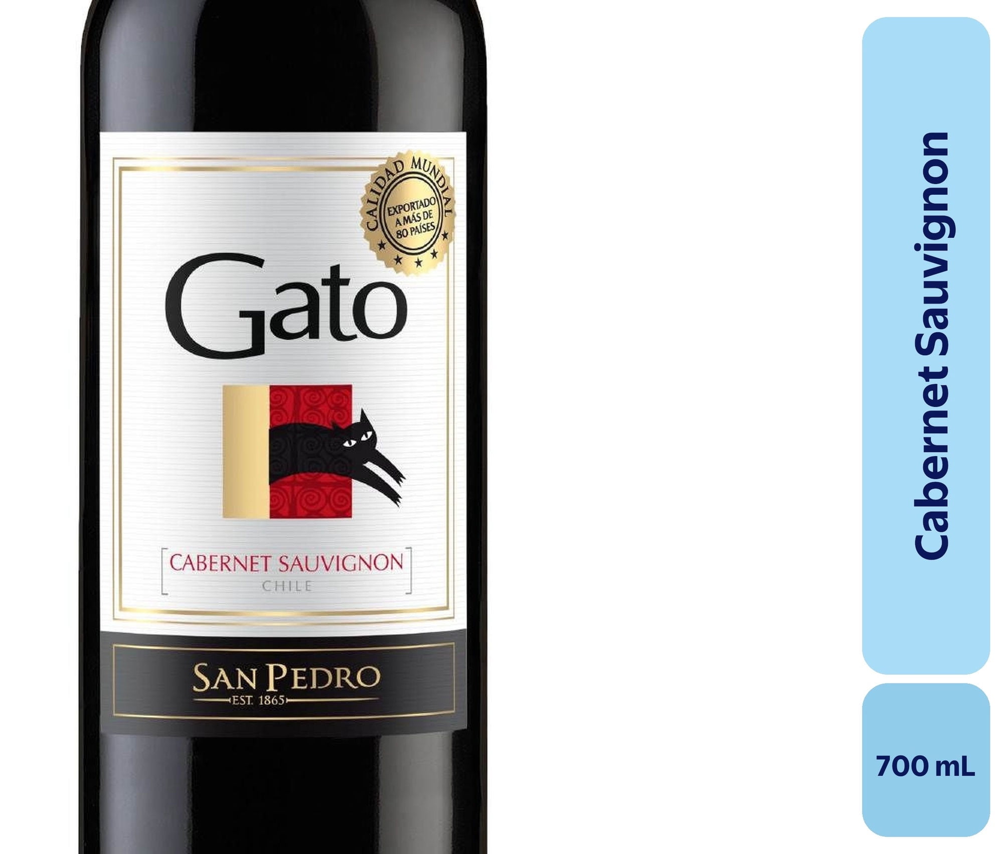 Vino Cabernet Sauvignon 700 mL Gato