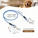 thumbnail image 2 of Correa para Perros a Prueba de Mordeduras Uxcell, Arnés de Cinturón de Seguridad para Perros de 31 pulgadas con Extensor de Correa de Doble Clip, (Azul, 1 Pza), 2 of 7