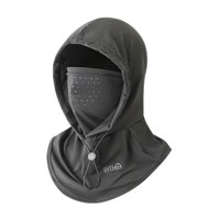Magideal - Máscara Facial Balaclava Verano Bufanda Cuello Protector Completo Poliéster Transpirable Cómodo Adecuada Para Ciclismo Pesca Senderismo Camping Jardin Gris Oscuro