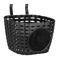 Ioensy - Cesta De Bicicleta Para Niños Con Manillar Desmontable Para Niñas Pequeñas, Color Negro