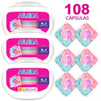 Detergente En Cápsulas Aileda 3Caja(Cítricos Y Frutas)En Total 108 Cáps