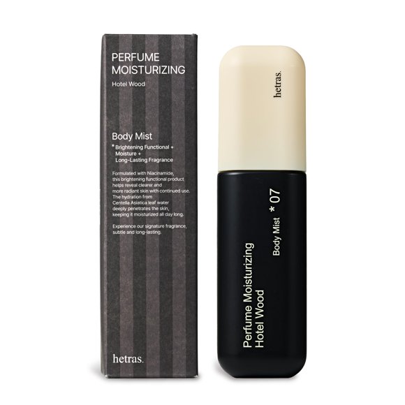 Spray corporal hetras. Hotel Wood 120 ml con niacinamida