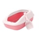 thumbnail image 4 of Caja de Arena para Gatos con Lados Altos Caja de Arena para Gatitos a Prueba de Salpicaduras Contenedor de Arena para Gatos Semicerrado Bandeja para C Rosa, 4 of 5