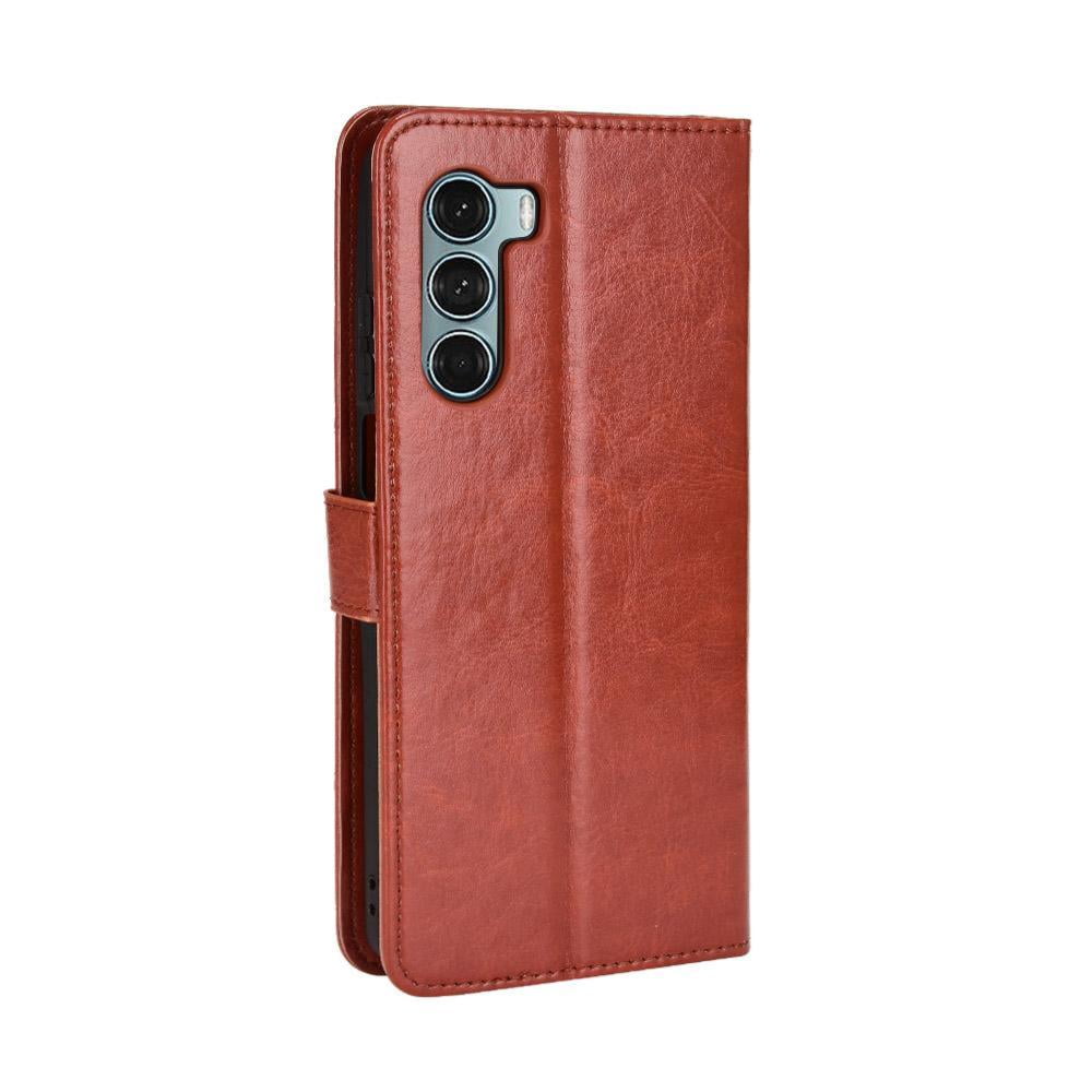 Foxdock - Funda Tipo Libro Para Motorola Moto G200 5g, Cartera Todo‑en‑uno, Funda Multifuncional Con Tarjetero Y Correa De Muñeca Desmontable