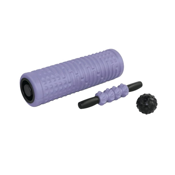 Foam Roller Pro en Cilindro Masajeador Morado Lider
