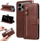 thumbnail image 4 of Funda con Cremallera para iPhone 17 Pro Max, Carcasa Cartera de Cuero PU con Soporte y Tarjetero, 4 of 5