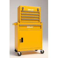 Almacenamiento/Gabinete De Metal Para Herramientas Profesional Erux Amarilla