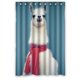 thumbnail image 1 of Cortina de ducha con diseño de llama hipster de dibujos animados, juego de cortina de baño con ganchos, tamaño 48 x 72 pulgadas, 1 of 3