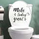 thumbnail image 5 of Calcomanías de pared con frases inspiradoras: calcomanías motivacionales autoadhesivas para dormitorio, sala de estar, oficina y baño., 5 of 7