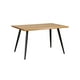 thumbnail image 1 of Mesa Rustica Rectangular 120 Cm Base Negra, 1 of 4