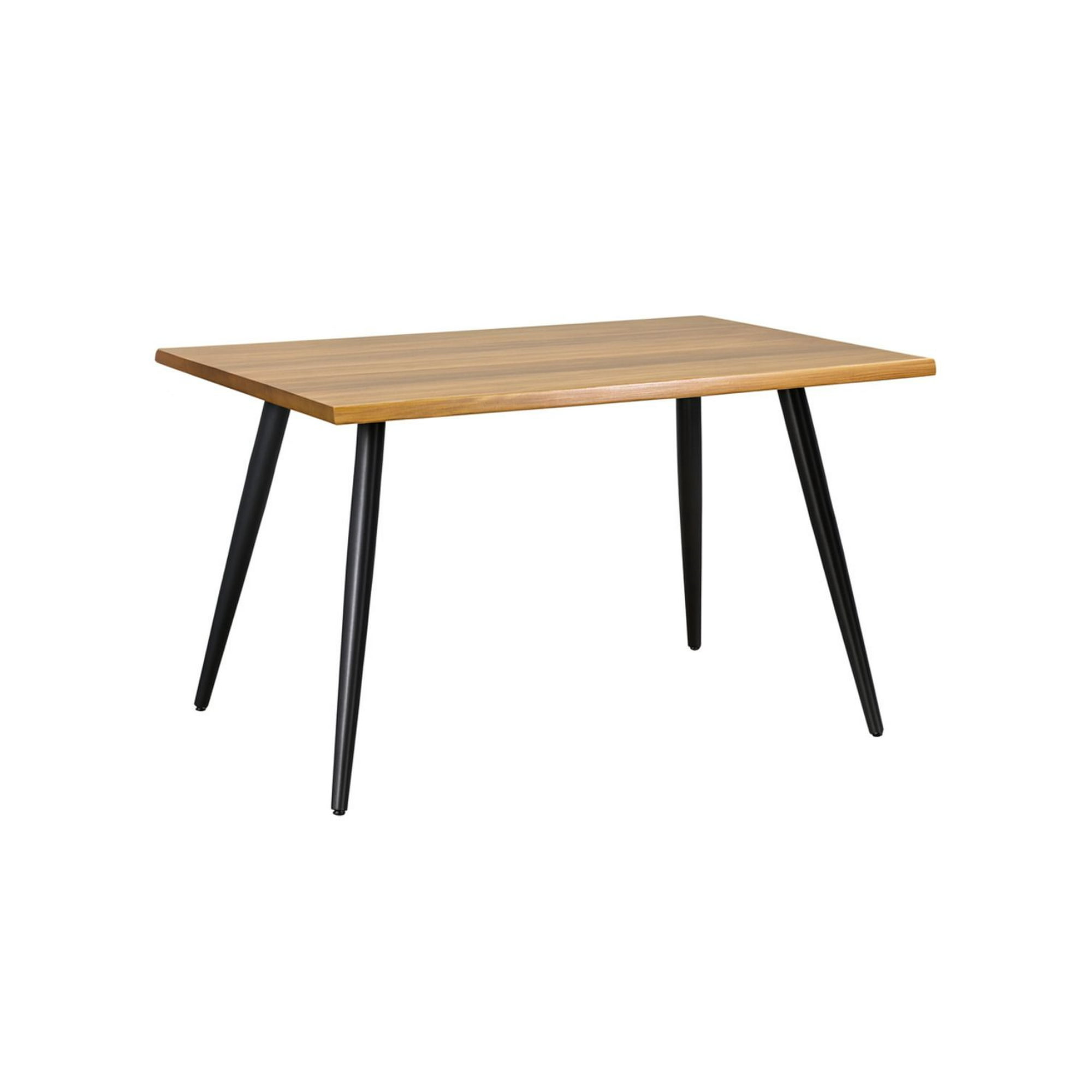 Habita2 Chile - Mesa Rustica Rectangular 120 Cm Base Negra