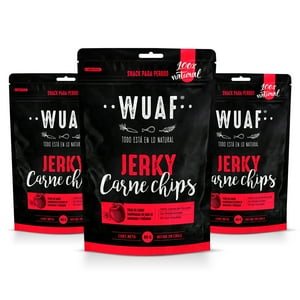 Pack 3Un. Jerky Chips Carne Wuaf 40Gr