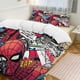 thumbnail image 1 of Spider-Man 3-Piece Twin Bed Set - Includes 1 Single Quilt And 2 Pillow Cases Bedding - Fade Resistant Microfiber - Spider, 1 of 4