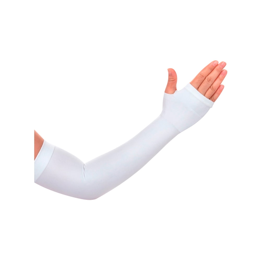 N-ofertas - Mangas Brazo Outdoor Deporte Protección Uv Blanca
