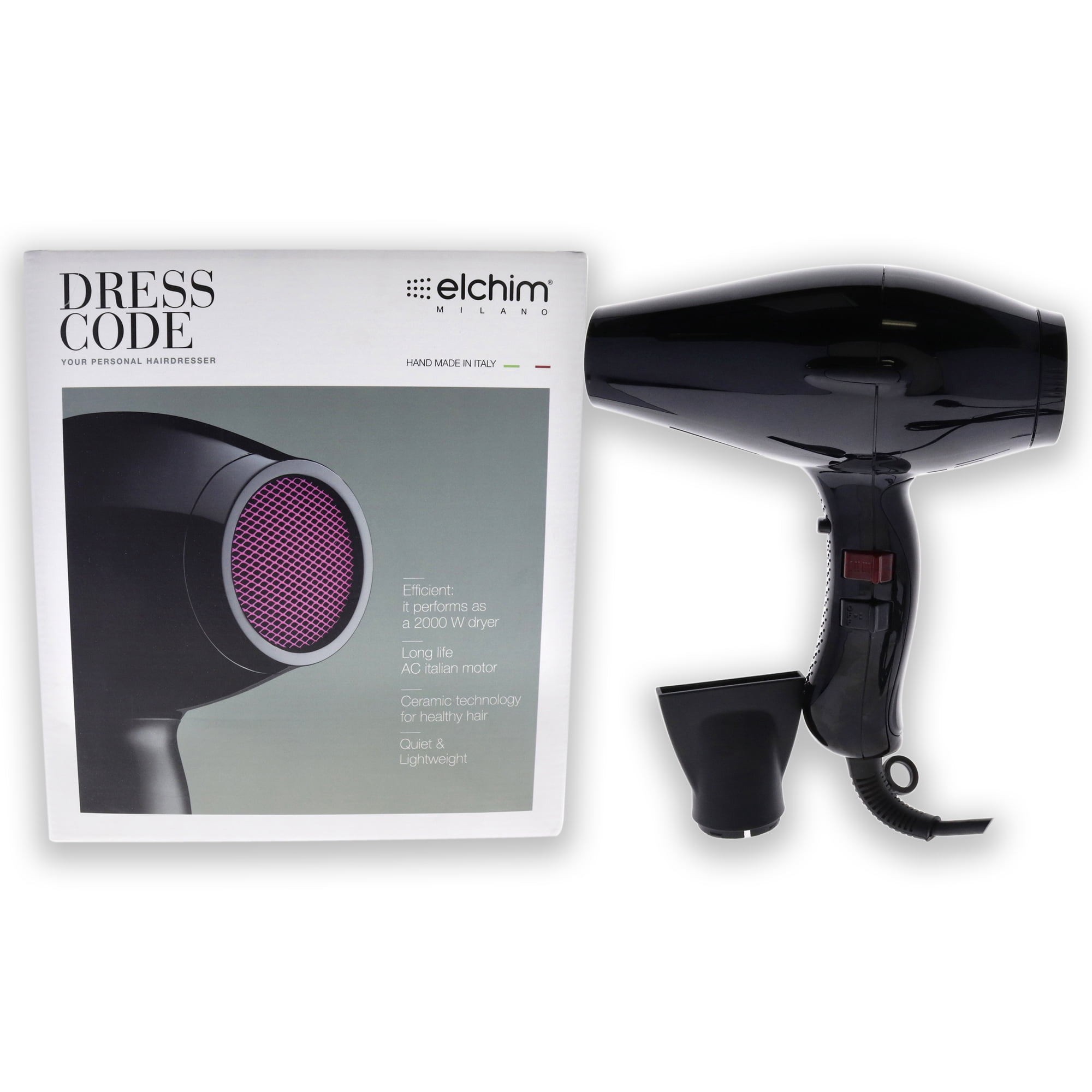 Secador De Pelo Elchim Dress Code Negro Unisex