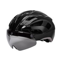 Magideal - Casco De Ciclismo, Equipo Deportivo, Uso Práctico, Forro Desmontable, Casco Rígido, Accesorios De Ciclismo Para Ciclismo De Montaña Y Ciclismo Urbano. Negro