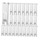 thumbnail image 2 of 25x Ganchos De Muesca De Utilidad Resistentes Para Colgar Pantalla Marco De Fotos Panel Plateado, 2 of 4