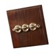 thumbnail image 4 of Placa De Interruptor De Iluminación De Madera, Interruptor De Palanca De Latón De Primera Calidad Para Bar, Cocina Y Oficina, 4 of 5