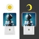 thumbnail image 3 of Mi Amigo Robot Luz nocturna LED con sensor de anochecer a amanecer para dormitorio, baño, pasillo, escaleras - Lámpara LED nocturna de enchufe, 0.5W - 1 pieza, 3 of 6